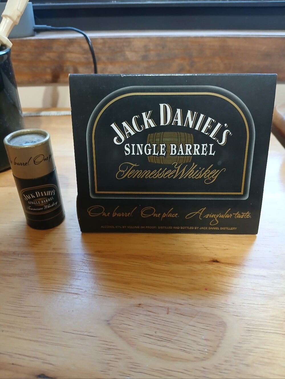 Vintage Jack Daniels Single Barrel Box Of Matches, Table Tent Of Matches.